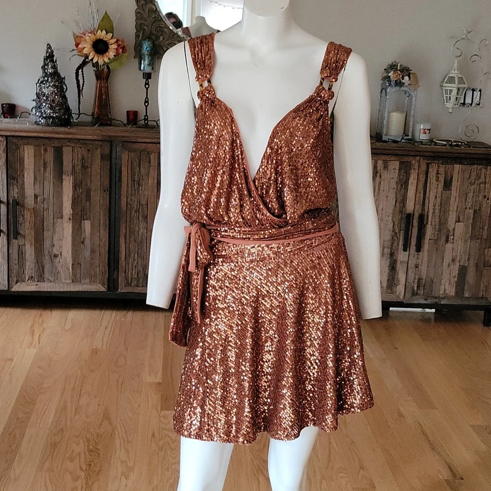 Free People Zuri Sequin set